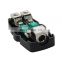 Auto plastic waterproof 12V 24V fuse holder box 1x0/4ga in-2x4/8ga out car fuse holder