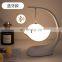 Декор для дома. 3D LED ночной светильник с птицей и музыкой. Многоцветный свет. 3D настольный светильник