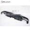 GLE diffuser with tips fit for MB GLE300 GLE320 GLE350 GLE400 to GLE63 S 4matic GLE body kits GLE63 diffuser with exhaut tips