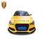 fit for RS6 carbon fiber front lip body kit parts aftermarket car body kits
