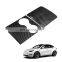 Real Dry Glossy Carbon Fiber Pattern Cover Accessories Center Console Panel For Tesla Model 3 Y 2021