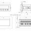 PD195E-5SY1 DC multi-functional RS485 comm energy meter solar electric monitoring system