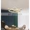 Nordic creative gold light luxury crown chandelier pendant lights home light decoration