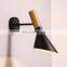 Modern LED Metal Black Wall Lamp Bevel Indoor Eye Protection Decorative Wall Lights