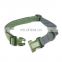 Whole selling  Quick release adjustable ID customized dog collar  dog pet collar outdoor collar