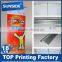 Custom aluminum roll up horizontal PVC banner stands wholsale D-0623