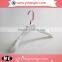 CY-647 new premium luxury plastic cloth hanger white plastic hanger with notch                        
                                                                                Supplier's Choice