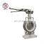 Tyco Valve Stainless Steel 304 316 PTFE Seat Wafer Manual Butterfly Valve