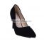Fashion pumps suede shoes high heel pointed toe women dress shoes