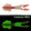 saltwater jigging lures 60g luminous UV soft plastic octopus lure squid sinking soft lure