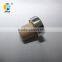 plastic synthetic cork stopper with silver aluminum cover