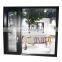 big picture latest design black profile double glazed mirror glass casement opening thermal break aluminum mosquito net windows