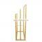 Hot sale home decor modern clothes storage wholesale bedroom bamboo three-layer clothes rack