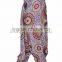 Indian Women Cotton Printed White Color Harem Pants Causal Trouser Yoga Dance Baggy Hippie Genie Casual Pants 2009WH