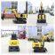 Hengwang HW10 In Stock Wholesale Price 1 Ton Mini Excavator With Stump Grinder Thumb attachments