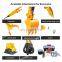 Mini Digger Wheel Excavator Smallest Excavator 6 ton 8ton Wheel Type Excavator 8000KG