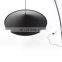 Black Minimalist Modern Simple Metal LIving Room LED Stand Floor Lamp