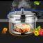 3/4/5L Aluminium Alloy Kitchen Pressure Cooker 18/20/22cm Gas Stove Cooking Energy-saving Safety Protection Camping Cookware