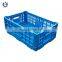 plastic foldable egg transport crates vented movable boxes storage basket for moving and storage