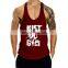 Wholesale Custom Print Logo Fitness Sport Bodybuilding Stringer Workout Tank Top