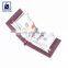 2020 Latest Arrival Vintage Style Matching Stitching Genuine Leather Money Clip Wallet for Men