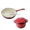 hot sale safety eco-friendly round red cast iron enamel casserole