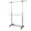 Movable clothes rack with wheels new design hot nordic style net red clothes rack