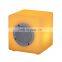 Wireless Speaker Manufacture factory rechargeable cordless Portable plastic music speaker led table lamp lighting