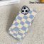 Checkerboard Art Silicone Phone Case iPhone Phone Case