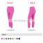 One Piece Cutting High Quality Tummy Control Workout Leggings For Women Stripe Tight Yoga Pants