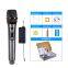 Rechargeable Universal wireless microphone UHF home karaoke microphone outdoor lever audio microphone