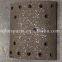 good quality bus parts auto brake lining for truck and bus 3552-00753 ZK6120 bus rear brake lining