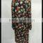2015 the spring and autumn season printed pure silk night dress