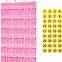 36 Clear Pockets Classroom Pocket Chart for Cell Phones,Pocket Chart Organizer for Calculator Holder with 36 Number Sticker Classroom Hanging Cell Phones Organizer