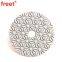 4-Inch Flexible Polishing Pads 3-Step Process for Stone Finishing