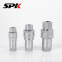 KZE Series British Standard (BSP) Open-Close Type Hydraulic Carbon Steel Quick Couplings, High-Pressure Hydraulic Tube Quick Disconnect Couplings