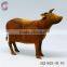 wholesale rusty metal cow garden ornament