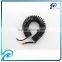 5mm * 8mm PU/Polyurethane Spiral Air Hose with Brass Fitting
