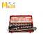 21pcs 3/4" DR (19-50mm) Metal case 6PT Socket set