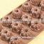 Custom fashionable silicone chocolate molds