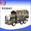 Kids plastic car toy truck and trailer strong camion toy