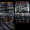 18 rows rhinestone trimming mesh, elasitc stretch rhinestone strass trimming roll