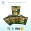 made in china OEM factory CMYK calendar printing food grade materials Zipper Lock Bag