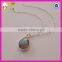 Cheap Labradorite necklace designer jewelry wholesale silver teardrop pendant necklace