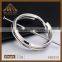 Fashion high quality polished aperture split rings