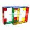 Hot sales Children's popular environmental magnetic toy / Magnetic Tiles Deluxe Building Set 56 Piece many colours