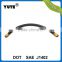 sae j1402 dot approved air pressure brake system truck brake hose with brass fittings