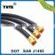 DOT approved brass fittings sae j1402 type a air brake hose assembly