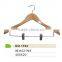 Multifunction natural wood clothes hanger