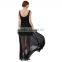 frock design for ladies elegant chiffon evening dresses long black flowy high fashion dresses
